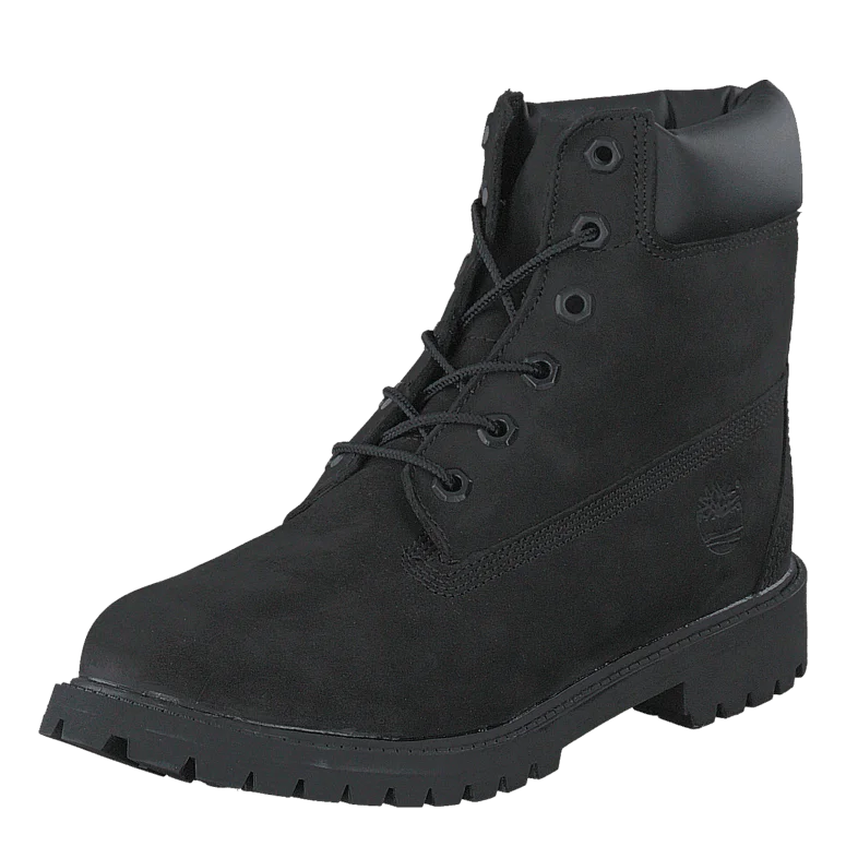 6 Inch Premium Waterproof Black Nubuck Mono