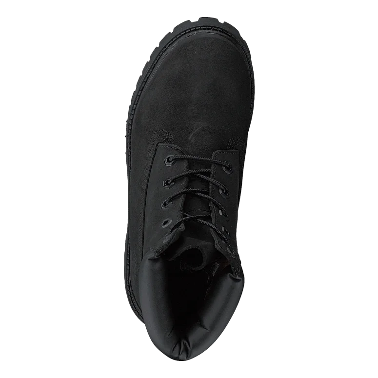 6 Inch Premium Waterproof Black Nubuck Mono