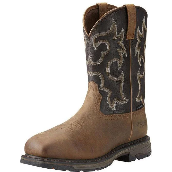 Ariat Men's WorkHog 11"" Wide Sqr Comp Toe WP 400g Western Work Boot - 10018555