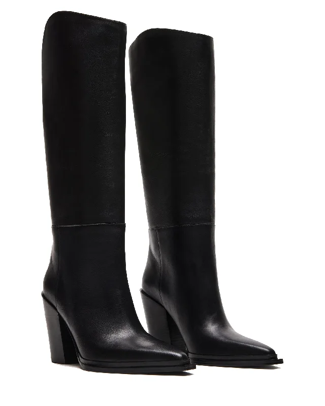 Bronty Boots BLACK LEATHER