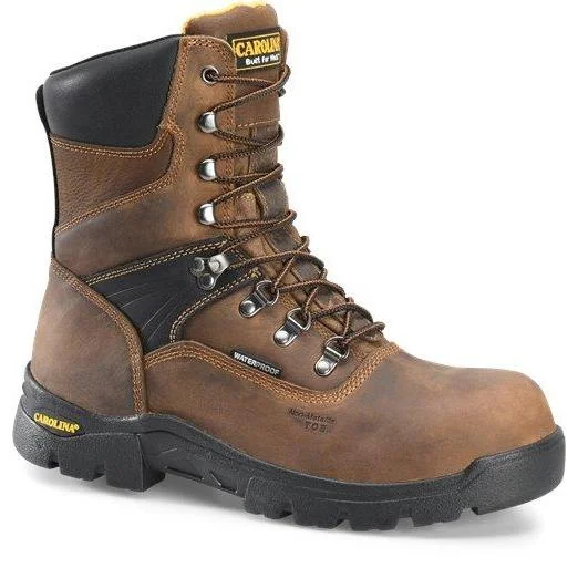 Carolina Men’s 8” Cathode WP Comp Toe Work Boot - Brown - CA5589