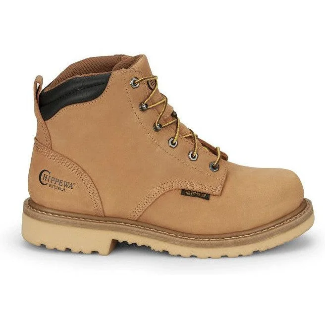 Chippewa Men's Northbound 6"" WP 400G Insulated Work Boot -Wheat- NC2501