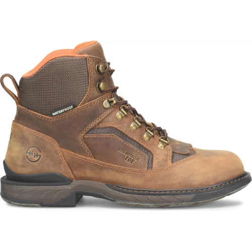 Double H Men's Phantom Rider Brigand 6"" Comp Toe WP Lacer Work Boot -Brown- DH5424