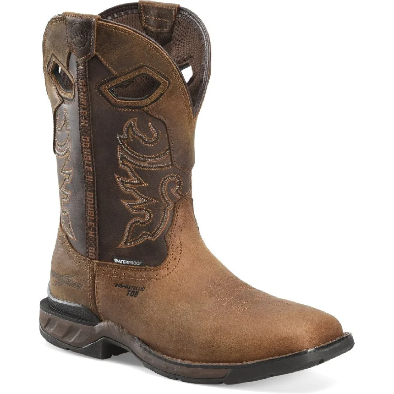 Double H Men's Phantom 11"" WP Wilmore Comp Toe Work Boot -Brown- DH5370