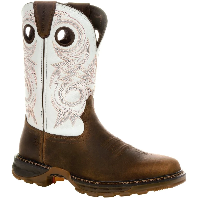 Durango Men's Maverick XP 11"" Square Toe WP Western Work Boot- DDB0302