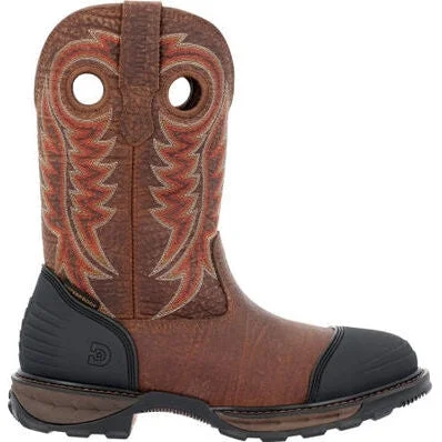 Durango Men's Maverick Xp 11"" WP Western Work Boot -Burlywood- DDB0425