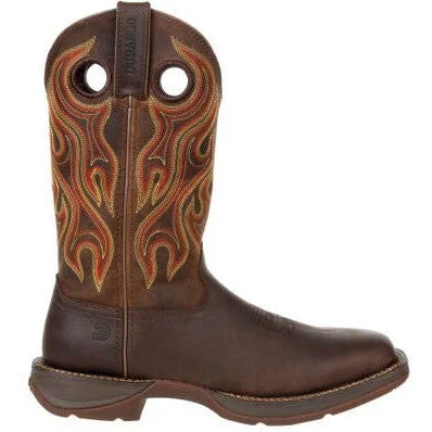 Durango Men's Rebel 12"" Soft Toe Western Classic Boot- Chestnut- DDB0317