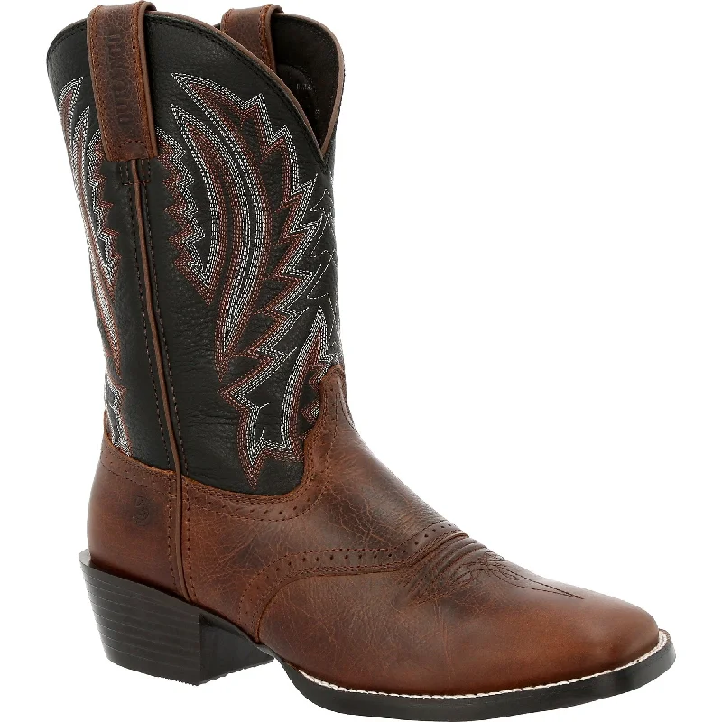 Durango Men's Westward™ 11"" Square Toe Western Boot- Chestnut- DDB0351