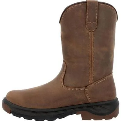 Georgia Boot Men's OT Brown Waterproof Pull On Work Boots GB00523