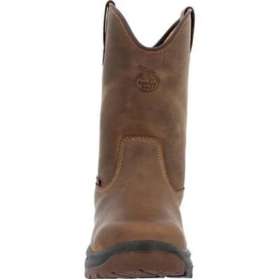 Georgia Boot Men's OT Brown Waterproof Pull On Work Boots GB00523