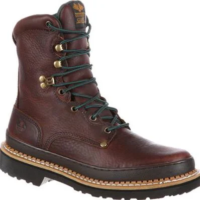 Georgia Men's Giant 8"" Slip Resistant Work Boot -Brown- G8274