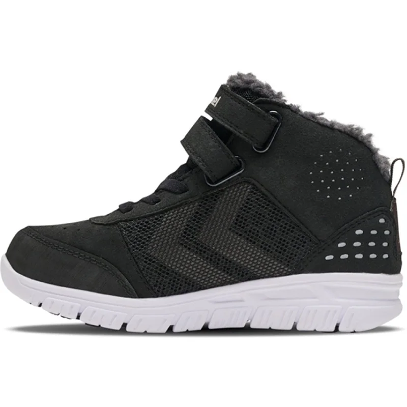 Hummel Crosslite Winter Mid Tex Jr Winter Boots Black