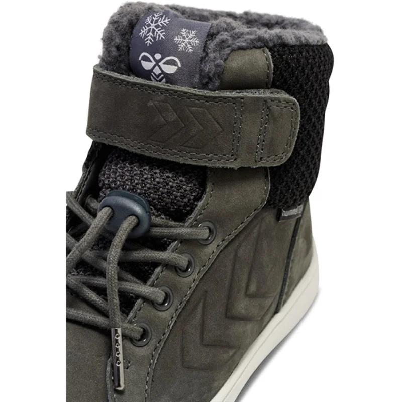 Hummel Splash Tex Jr Winter Boots Asphalt