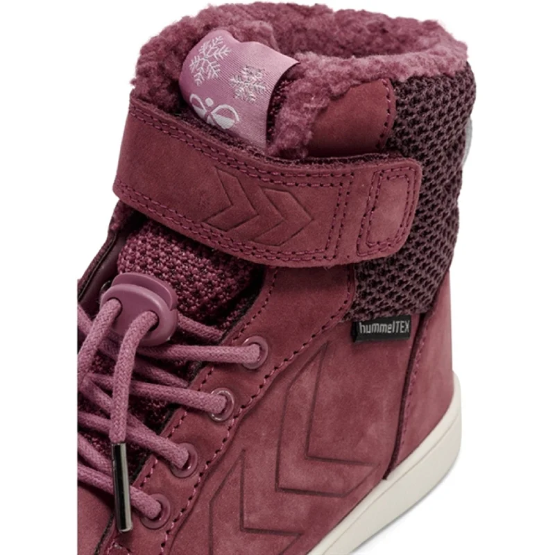 Hummel Splash Tex Jr Winter Boots Rose Brown