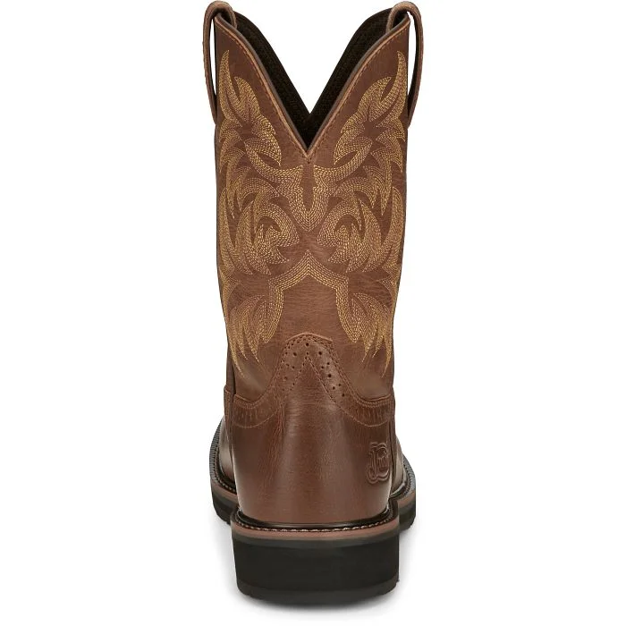 Justin Mens Composition Toe Western Work Boots Style SE4824