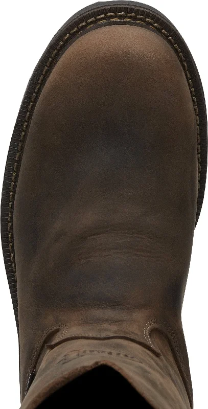 Justin Men's Balusters Bay Gaucho Brown Steel Toe Work Boots 4445