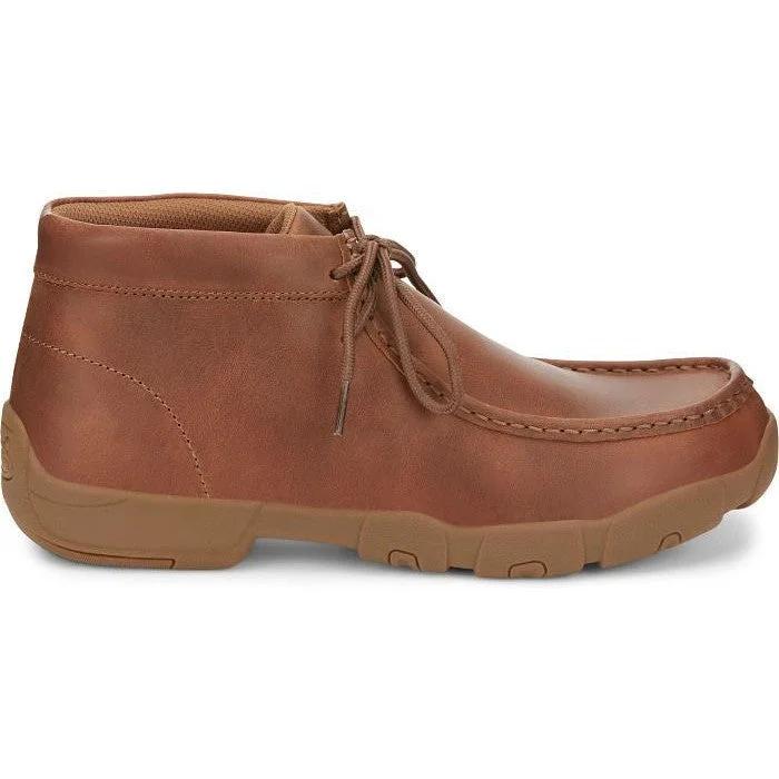 Justin Men's Cappie 4"" Moc Toe Work Shoe -Sand Tan- SE241