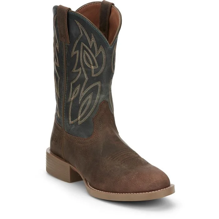 JUSTIN MENS RENDON WESTERN BOOTS STYLE SE7533