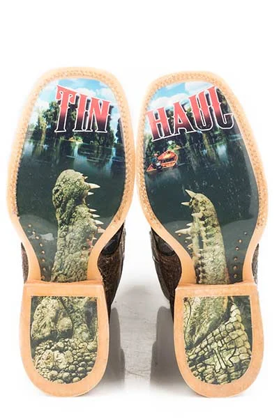 TIN HAUL MENS SWAMP CHOMP WITH GATOR SOLE Boots Style 14-020-0007-0340