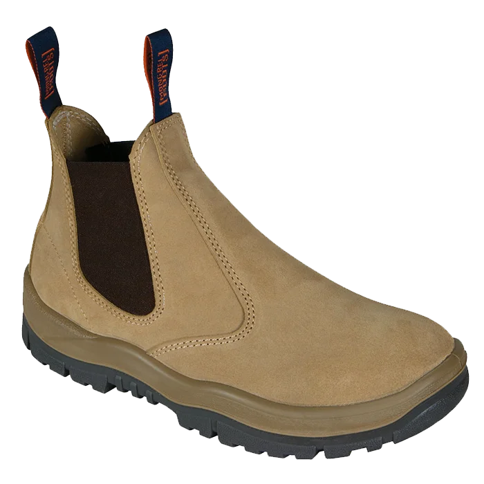 MONGREL 240040 ELASTIC SIDED SAFETY BOOT - WHEAT