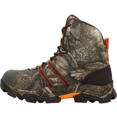 Muck Men's Alpha Pursuit 8"" WP Ankle Work Boot -Realtree APX- MAPMAPX