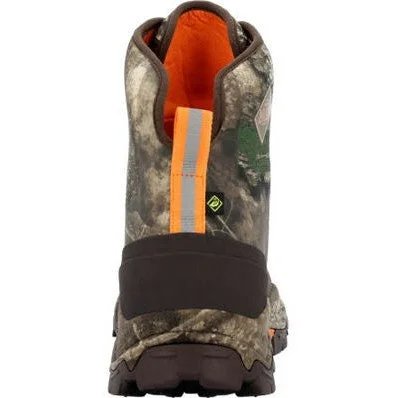 Muck Men's Alpha Pursuit 8"" WP Ankle Work Boot -Realtree APX- MAPMAPX