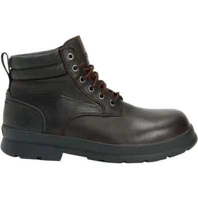 Muck Men's Chore Farm Leather WP Comp Toe Work Boot - Black - CLLC-900