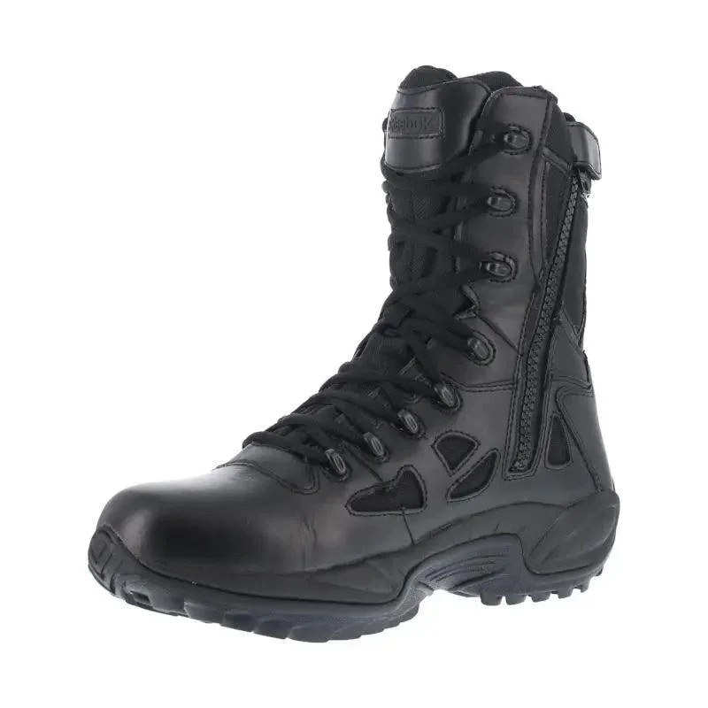 Reebok Men' Stealth Tactical 8"" Side Zipper Boot RB8877