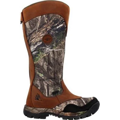 Rocky Men's Lynx Snake 16"" WP Zipper Pull On Hunt Boot Mossy Oak - RKS0617