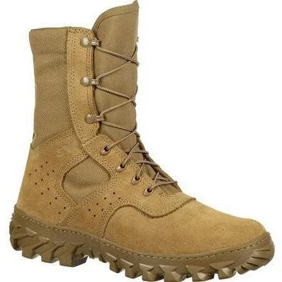 Rocky Men's S2V Enhanced Jungle 8"" Soft Toe PR USA Made Military Boot- RKC071