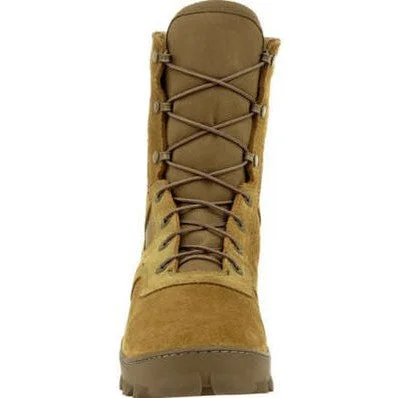 Rocky Men's USMC Tropical 8"" Soft Toe PR USA Made Military Boot- RKC091