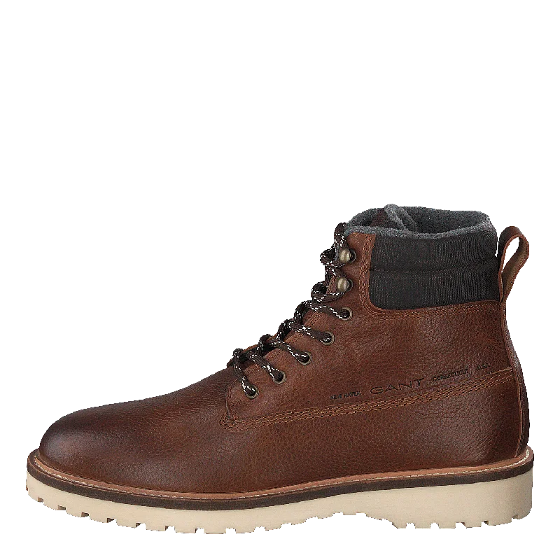 Roden  Mid Lace Boot Cognac