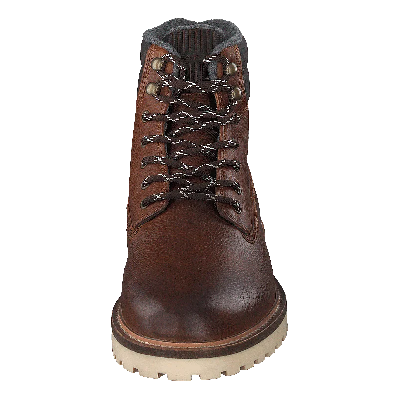 Roden  Mid Lace Boot Cognac