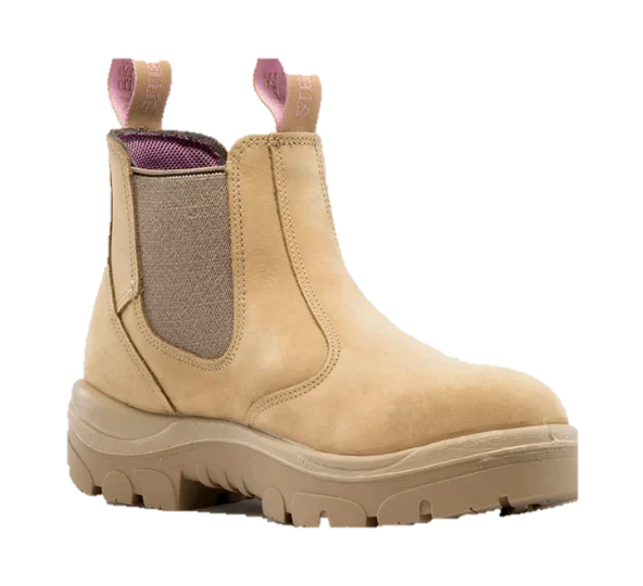 STEEL BLUE 512701 HOBART LADIES ELASTIC SIDED BOOT - SAND