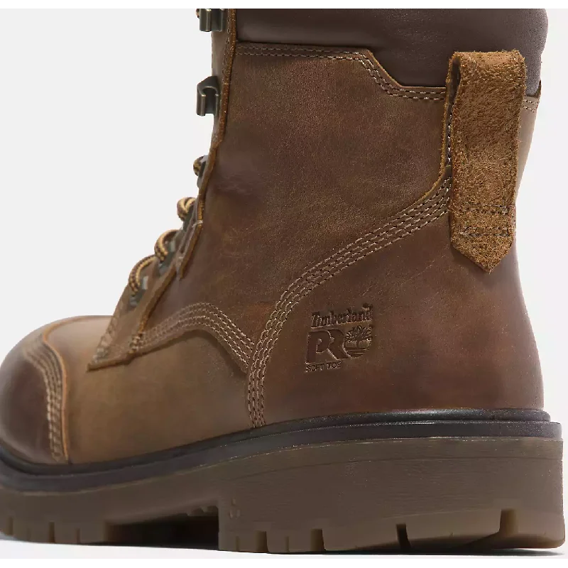 Timberland Pro Men's Whitman 6"" Soft Toe WP Work Boot -Brown- TB0A678KEM4