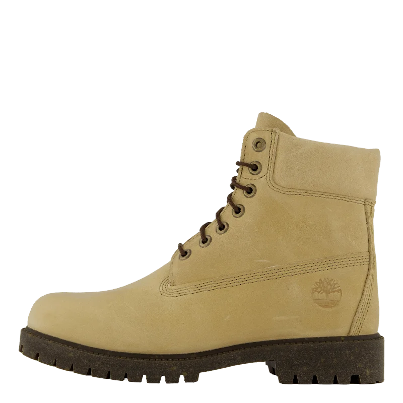 Timberland Heritage 6 Inch Lac Light Beige Full Grain