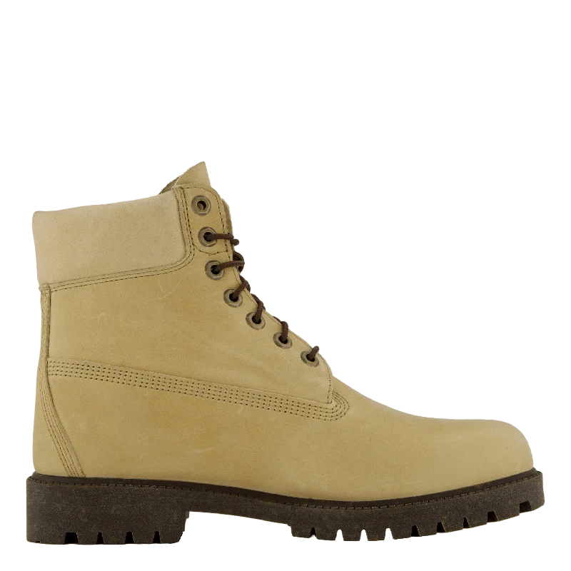 Timberland Heritage 6 Inch Lac Light Beige Full Grain