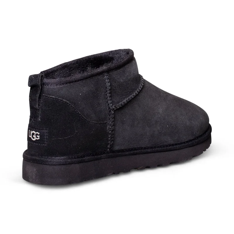 UGG Classic Ultra Mini Black Boots - Men's