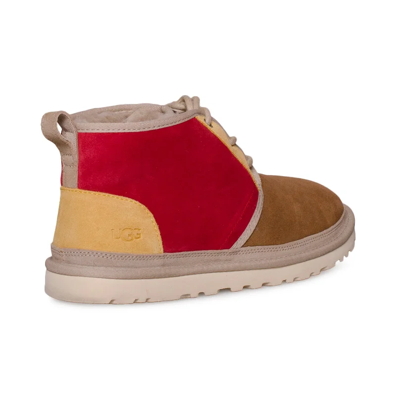 UGG Neumel Mashup Chestnut / Samba Red Boots - Men's