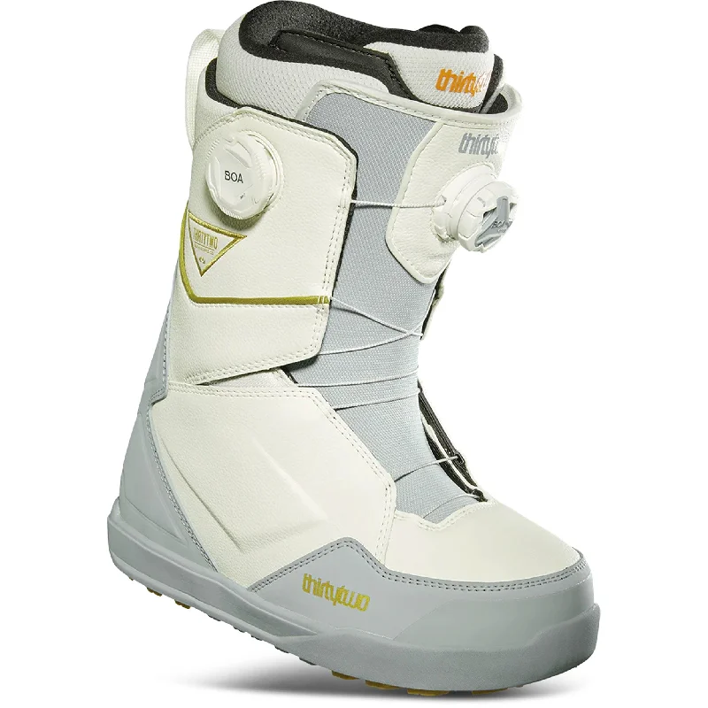 32 Lashed Double Boa White Grey Snowboard Boots Womens 2024