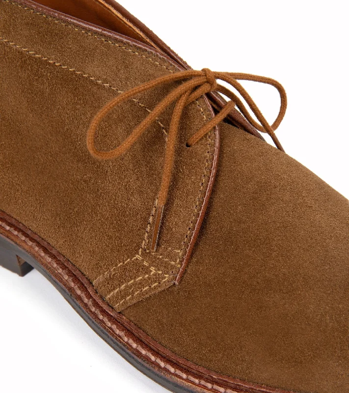 Alden Suede Rubber Soled Chukka: Snuff 1593L