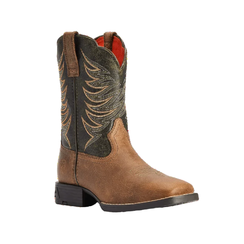 Ariat Youth Boy's Firecatcher Distressed Brown Square Toe Boot