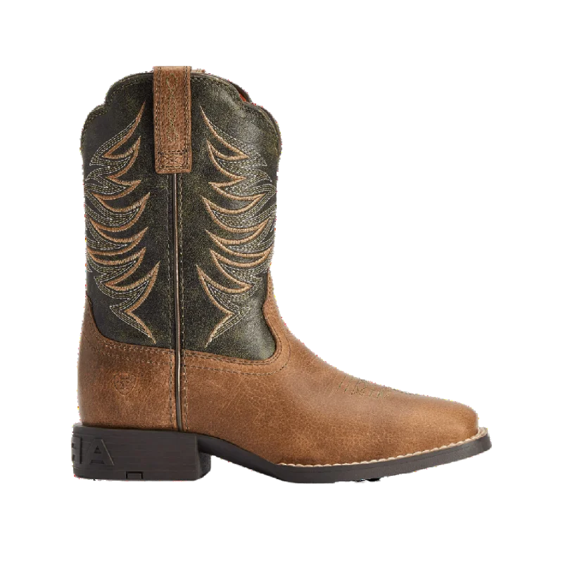 Ariat Youth Boy's Firecatcher Distressed Brown Square Toe Boot