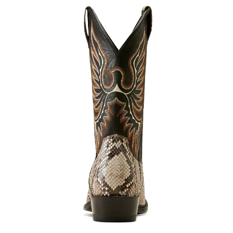 Ariat Men's Slick Python Cowboy Boots Natural