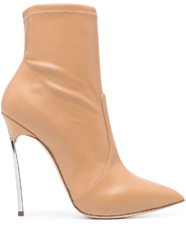 Blade beige leather boots