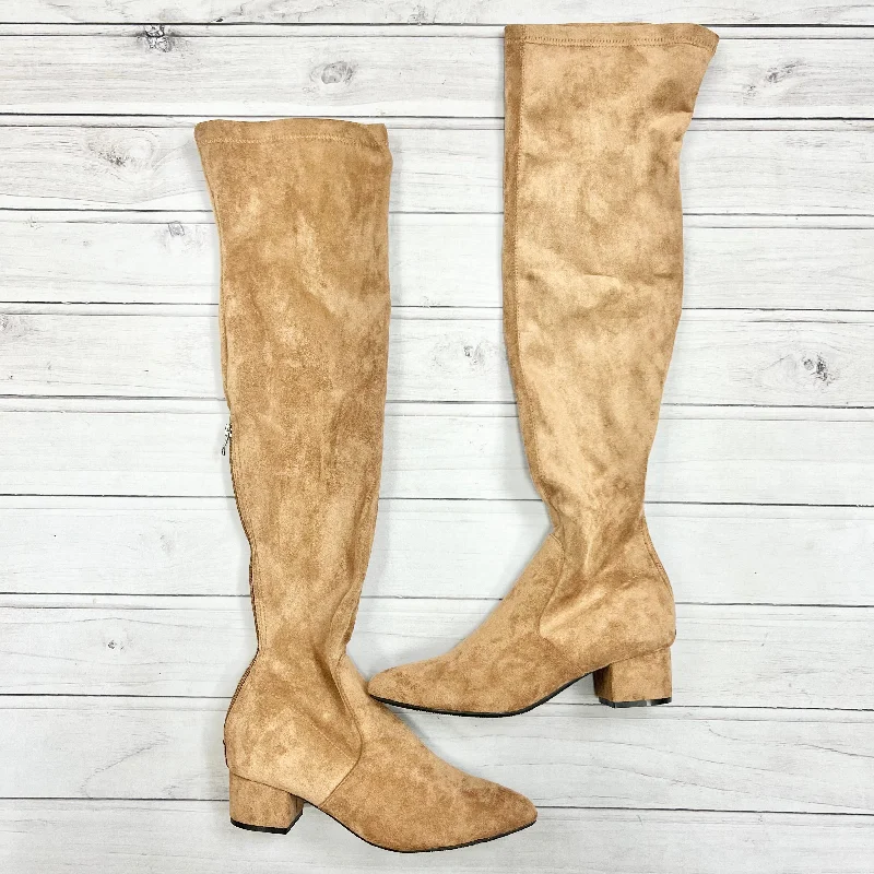 Boots Knee Heels  Size: 9.5