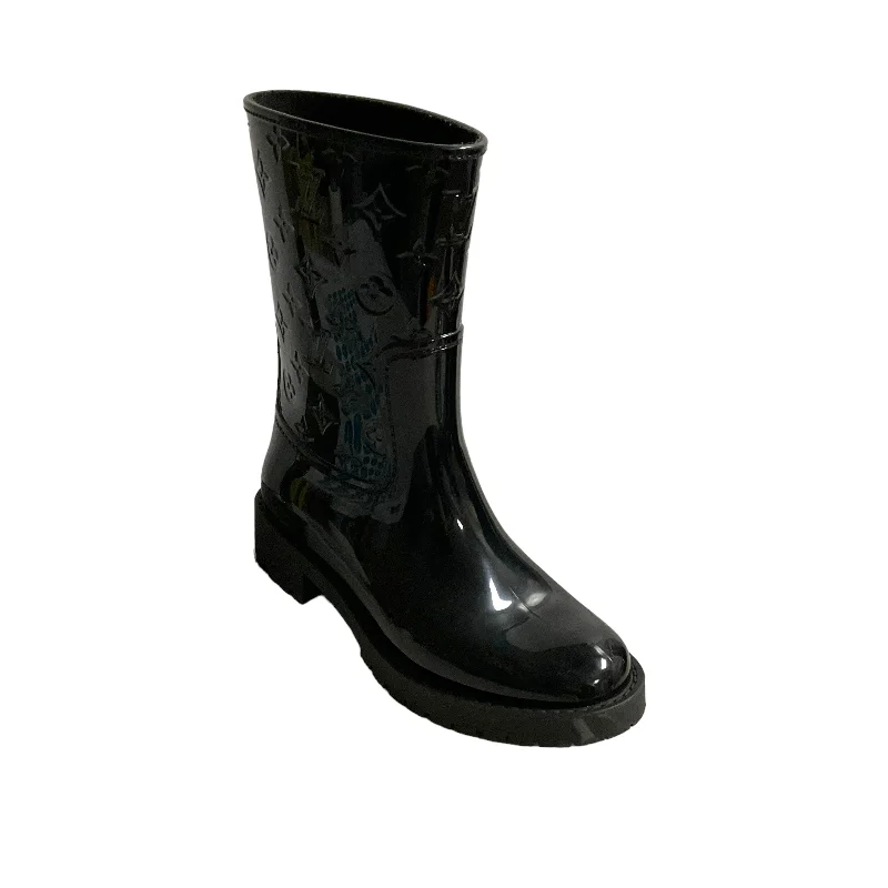 Boots Luxury Designer By Louis Vuitton  Size: 7