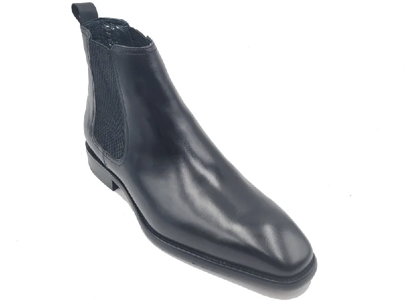 Calfskin Leather Chelsea Boot KB509-30 - Black