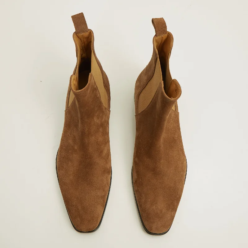 All Leather Essential Chelsea Boot  - Tobacco Suede