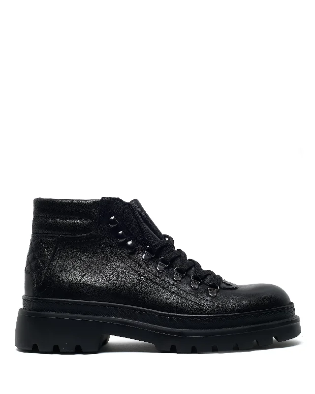 Dante Black Leather